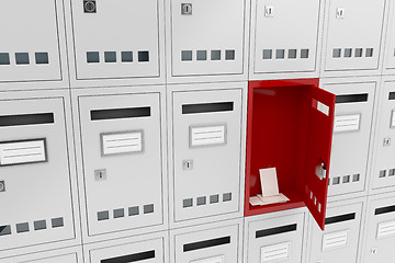 Image showing Open mailbox