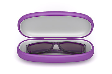 Image showing Purple sunglasses