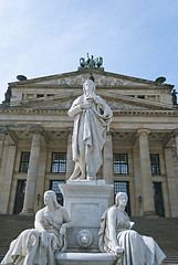 Image showing Schiller Statue in Berlin