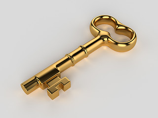 Image showing Gold key