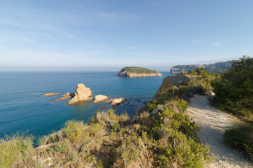 Image showing Javea hiking trail