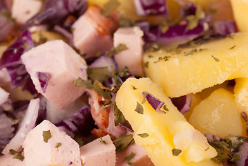 Image showing Full frame take of potato salad