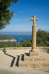 Image showing Stone cross