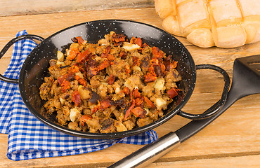 Image showing Portion of  migas