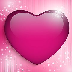 Image showing Happy Mother Day Heart Background