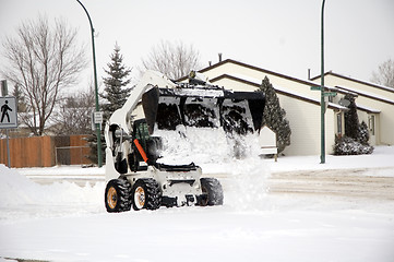 Image showing Snow removal