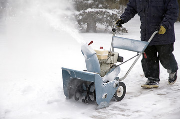 Image showing Snow blower