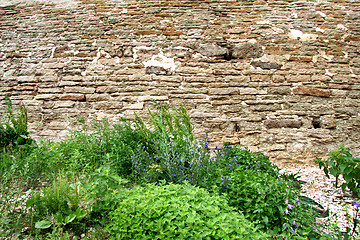 Image showing The stone fortress wall