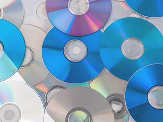 Image showing CD DVD DB Bluray disc