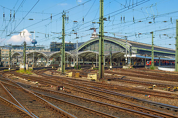 Image showing Trains in station