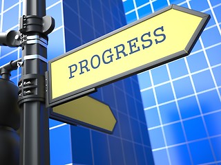 Image showing Business Concept. Progress Sign.