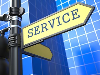 Image showing Business Concept. Service Sign.