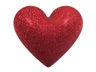 Image showing Glittering Valentine heart (+ clipping path)