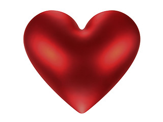 Image showing Burning heart (+ clipping path)