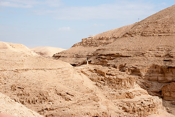 Image showing Hiking in judean desert