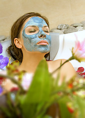 Image showing woman takes treatment