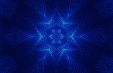 Image showing Dark blue abstract background