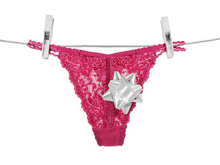 Image showing Sexy pink panties (+clipping paths)