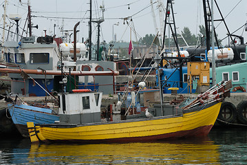 Image showing Fishing Boat Port in Wladyslawowo, Poland