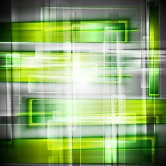 Image showing Bright green vector backdrop