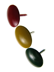 Image showing Stoplight (three thumbtacks)