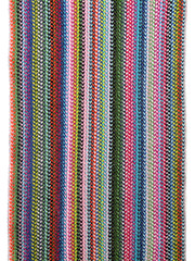 Image showing Colorful knitted scarf