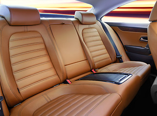 Image showing back passenger seats