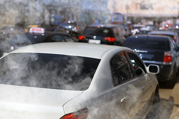 Image showing traffic jam on road