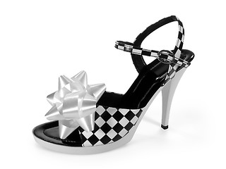 Image showing Sexy high heel shoe (with clipping paths)