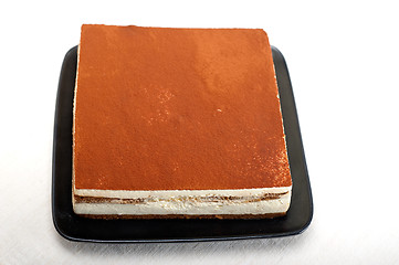 Image showing home made tiramisu dessert 