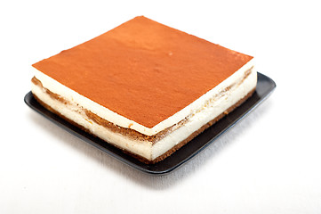 Image showing home made tiramisu dessert 