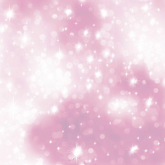 Image showing Pink abstract romantic with stars. EPS 8