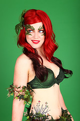 Image showing Superhero Real Life Poison Ivy Woman