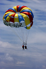 Image showing parachute and sky mexico  