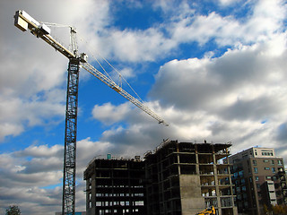 Image showing Office building under construction