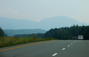 Image showing Highway to the mountains