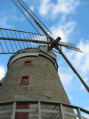 Image showing Old stone windmill