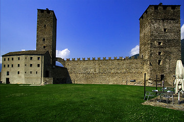 Image showing  the grass of bellinzona switzerlan