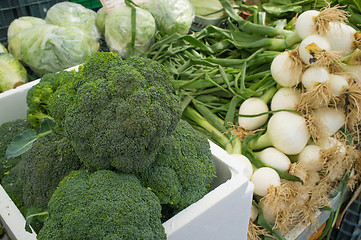 Image showing Vegetable stall