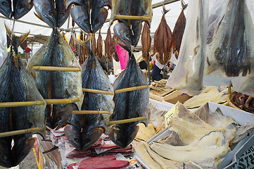 Image showing Assorted salt fish