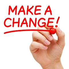 Image showing Make a Change