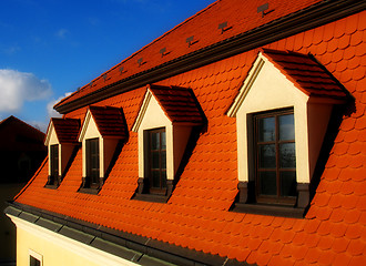 Image showing red roof