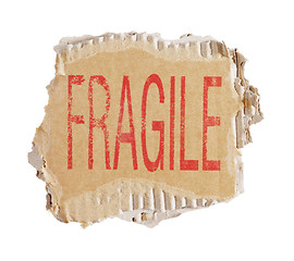 Image showing Fragile