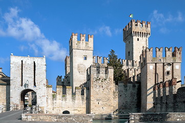 Image showing Sirmione Scaliger Castle