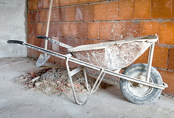 Image showing Masonry Wheelbarrow