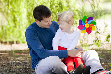 Image showing family at the park