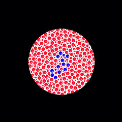 Image showing Virus Through Microscope