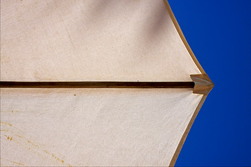 Image showing abstract parasol and blue  