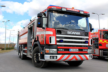 Image showing Scania 114G Fire Engine on Display