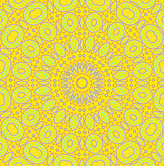 Image showing Abstract yellow background